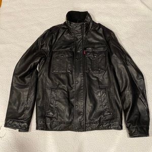Levi pleather jacket